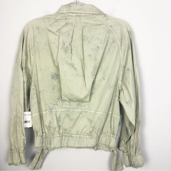 FREE PEOPLE | NEW Ripstop Parachute Utility Jacket Green Women’s Size X-Small - Picture 13 of 15